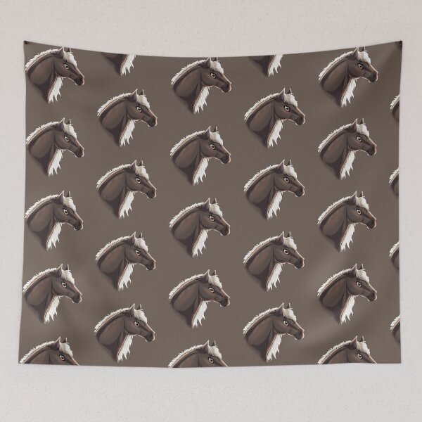 Item preview, Liver Chestnut Flaxen Horse Headshot designed and sold by Bamsdrawz.