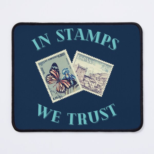 Item preview, In Stamps We Trust Stamp Collecting Philately designed and sold by EVA4designs.