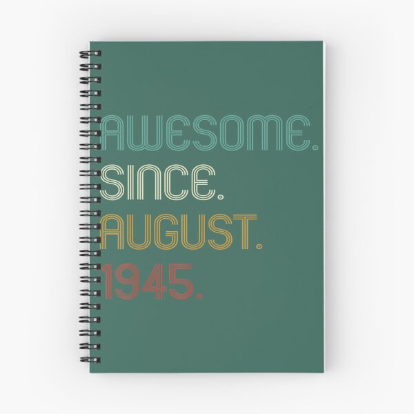 Item preview, 76th Birthday 	 76 Years Old Awesome Since August 1945 	 	 designed and sold by zdkahomtr12.