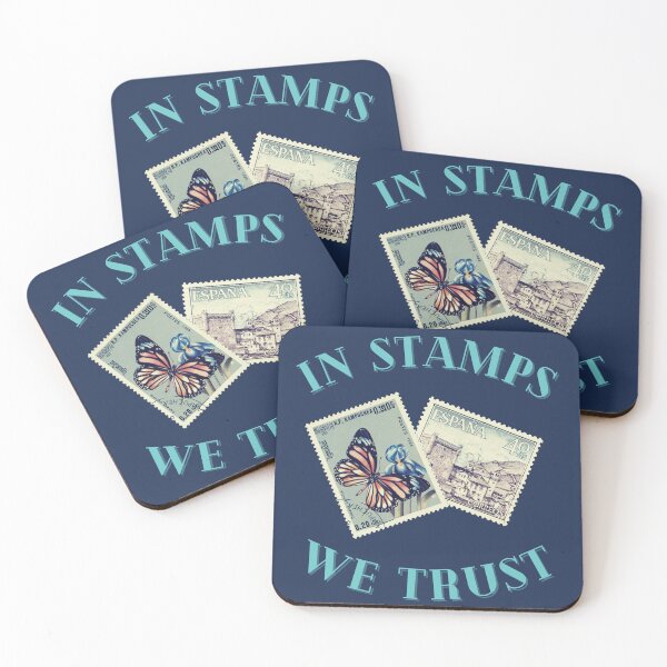 Item preview, In Stamps We Trust Stamp Collecting Philately designed and sold by EVA4designs.