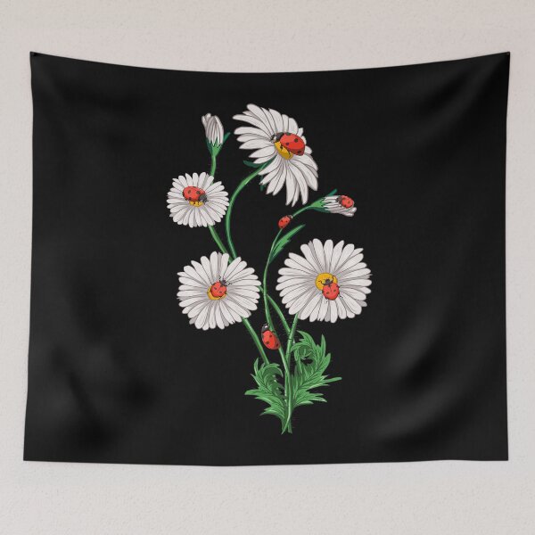 Item preview, Cute Ladybugs & Daisies Chamomile Gardeners Daisy Flowers designed and sold by r-silver.