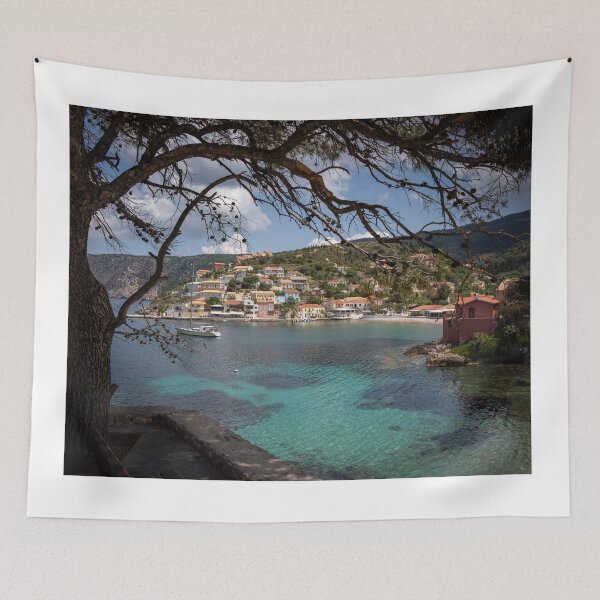 Item preview, Assos Harbour, Kefalonia designed and sold by Shot-By-Reedy.