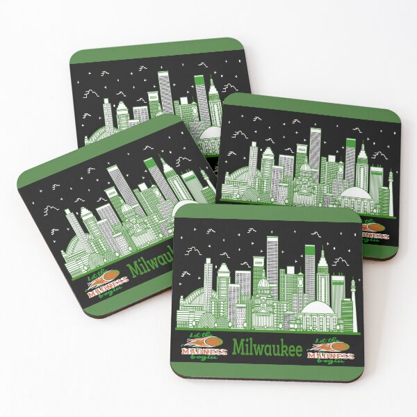 Item preview, Silhouette Cityscape: Milwaukee in Green designed and sold by mturns57.