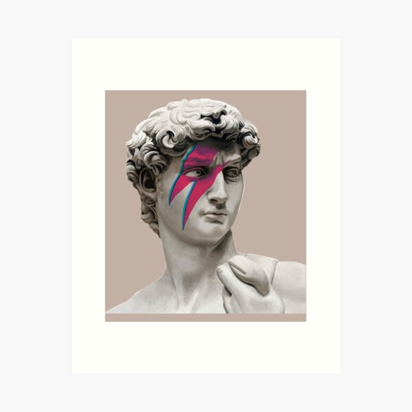 Item preview, Michelangelos David Bowie  designed and sold by GeralynIrwin.