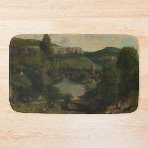 Item preview, View of Ornans | Gustave Courbet | 1855 French Landscape Art designed and sold by CJET.