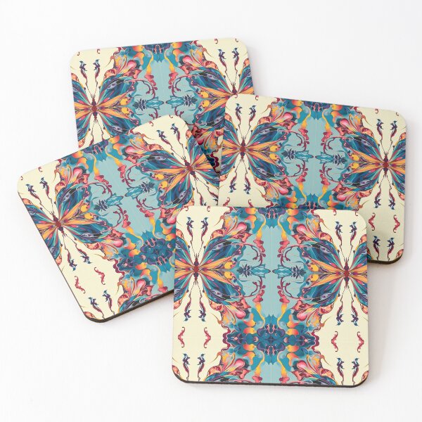 Item preview, Colorful Pattern Wallpaper Fabric Ornament Abstract Cheerful designed and sold by goldufeenstaub.