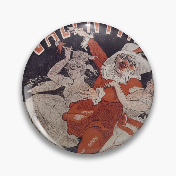 Item preview, Valentino Grand Bal Masqué Travesti Vintage Clown Poster Vintages  designed and sold by Tropical Blood.