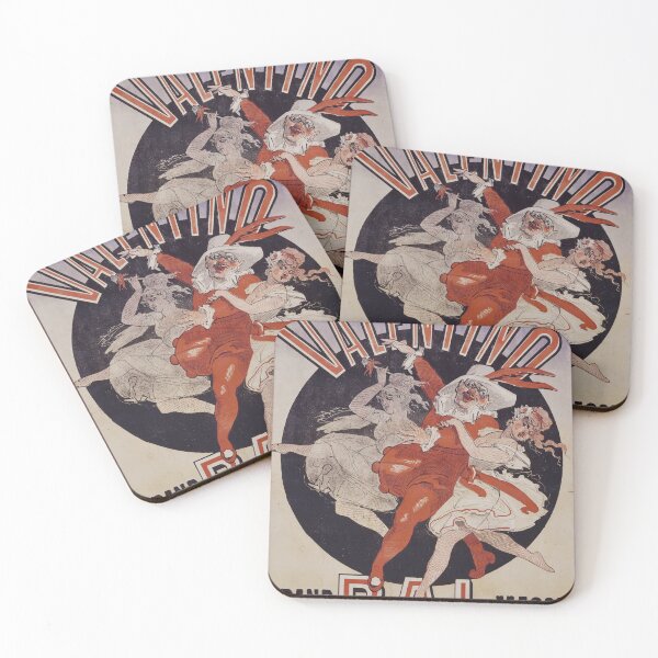 Item preview, Valentino Grand Bal Masqué Travesti Vintage Clown Poster Vintages  designed and sold by Tropical Blood.
