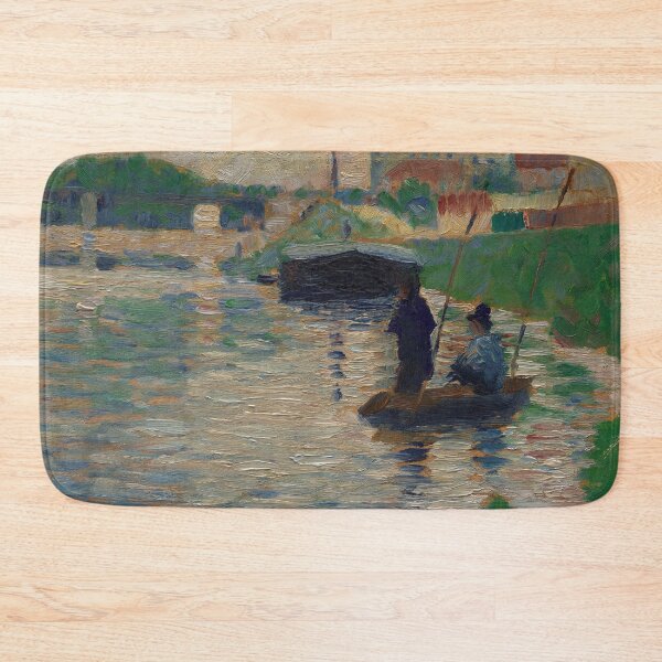 Item preview, View of the Seine | Georges Seurat | 1883 Post-Impressionism Art designed and sold by CJET.