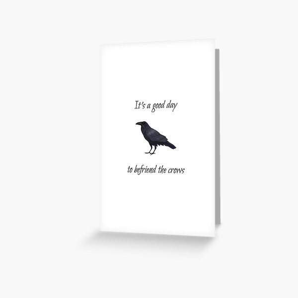Item preview, It's a good day to befriend the crows designed and sold by wonderxwander.