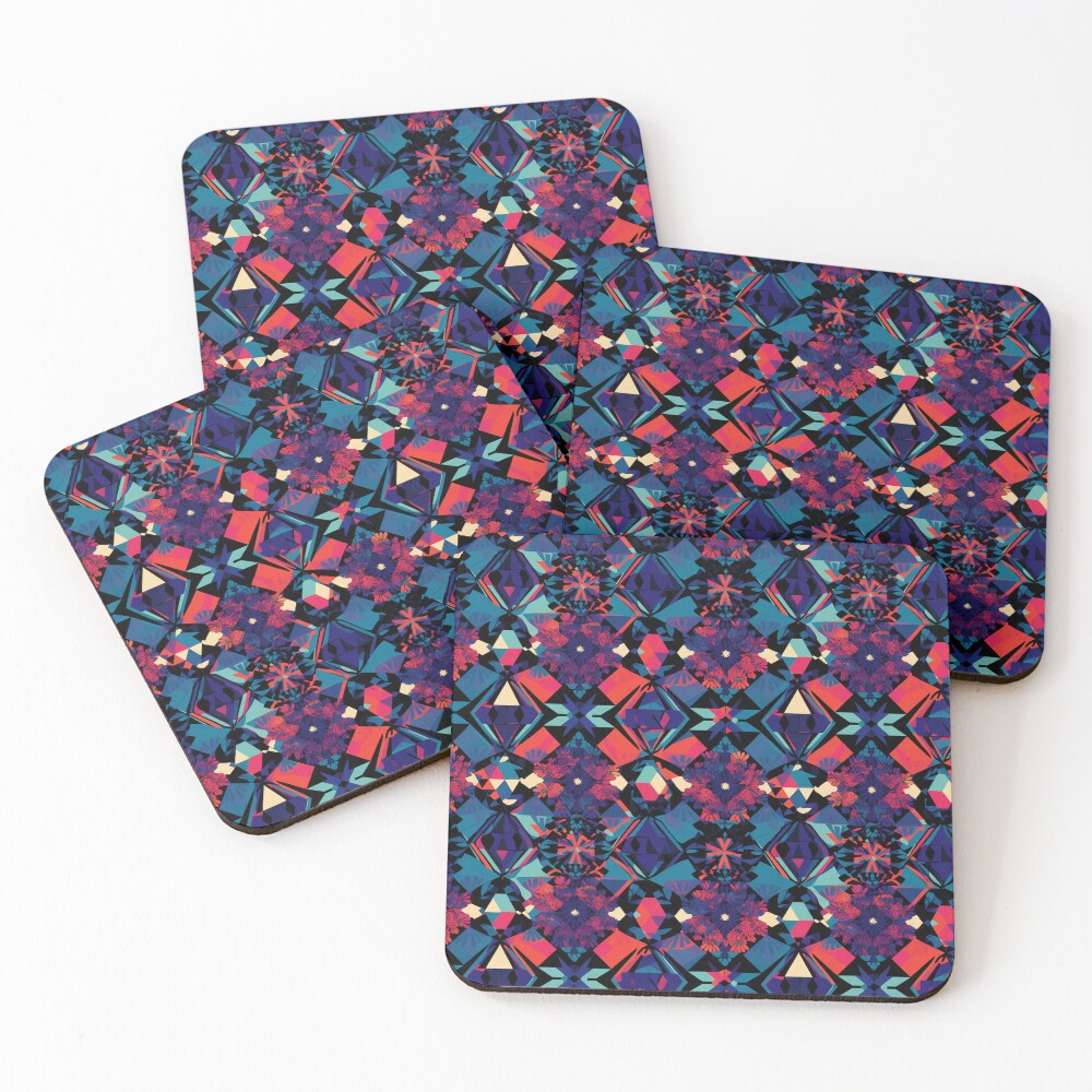 Artikel-Vorschau von Untersetzer (4er Set), designt und verkauft von PixelPatchwork.