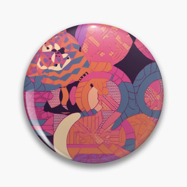 Item preview, Vibrant Neo-Tokyo Mosaic designed and sold by PixelPatchwork.
