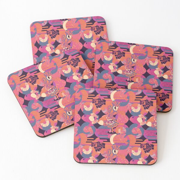 Item preview, Vibrant Neo-Tokyo Mosaic designed and sold by PixelPatchwork.