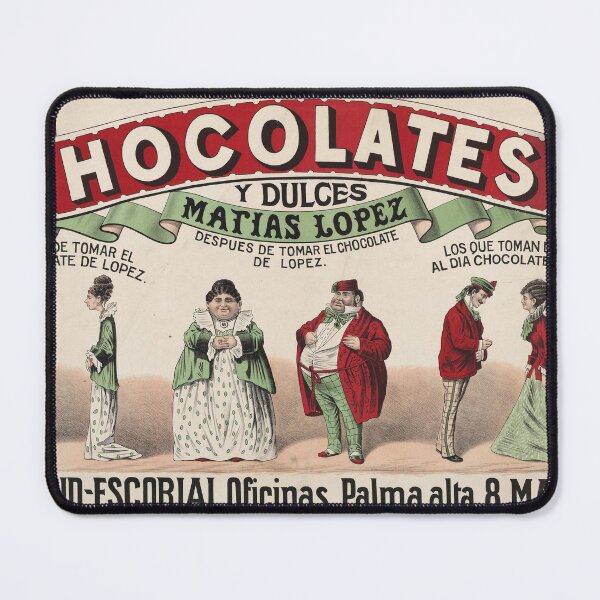Item preview, Chocolates Vintage Poster Madrid Escorial Spain designed and sold by Tropical Blood.
