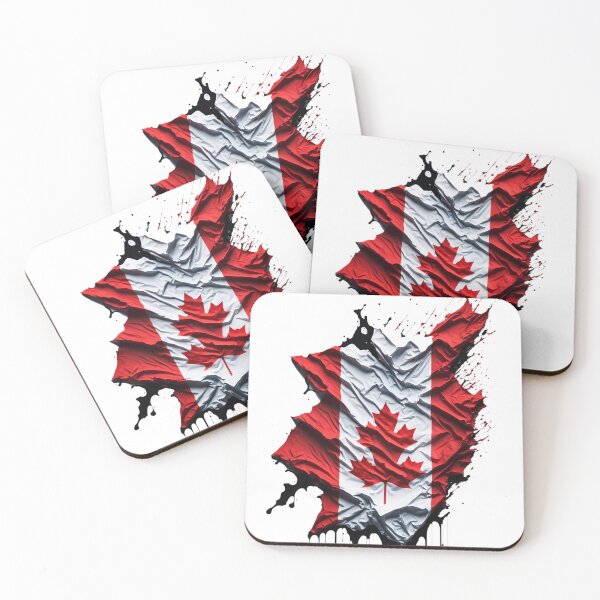 Item preview, Canadian flag splash art designed and sold by Dr-Kane.