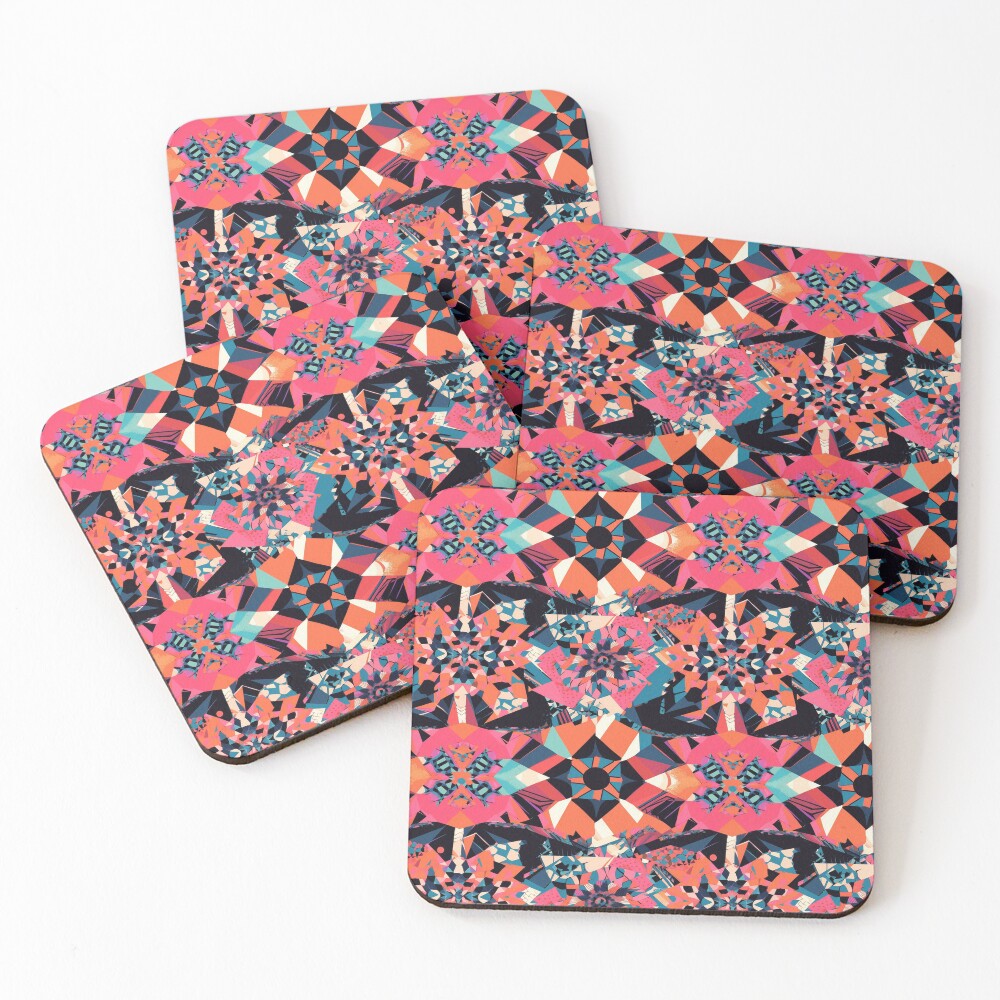 Artikel-Vorschau von Untersetzer (4er Set), designt und verkauft von PixelPatchwork.