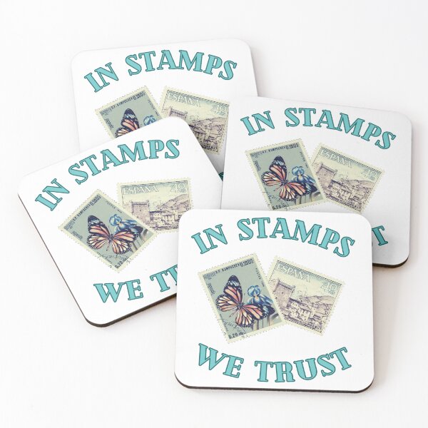 Item preview, In Stamps We Trust Stamp Collecting Philately designed and sold by EVA4designs.