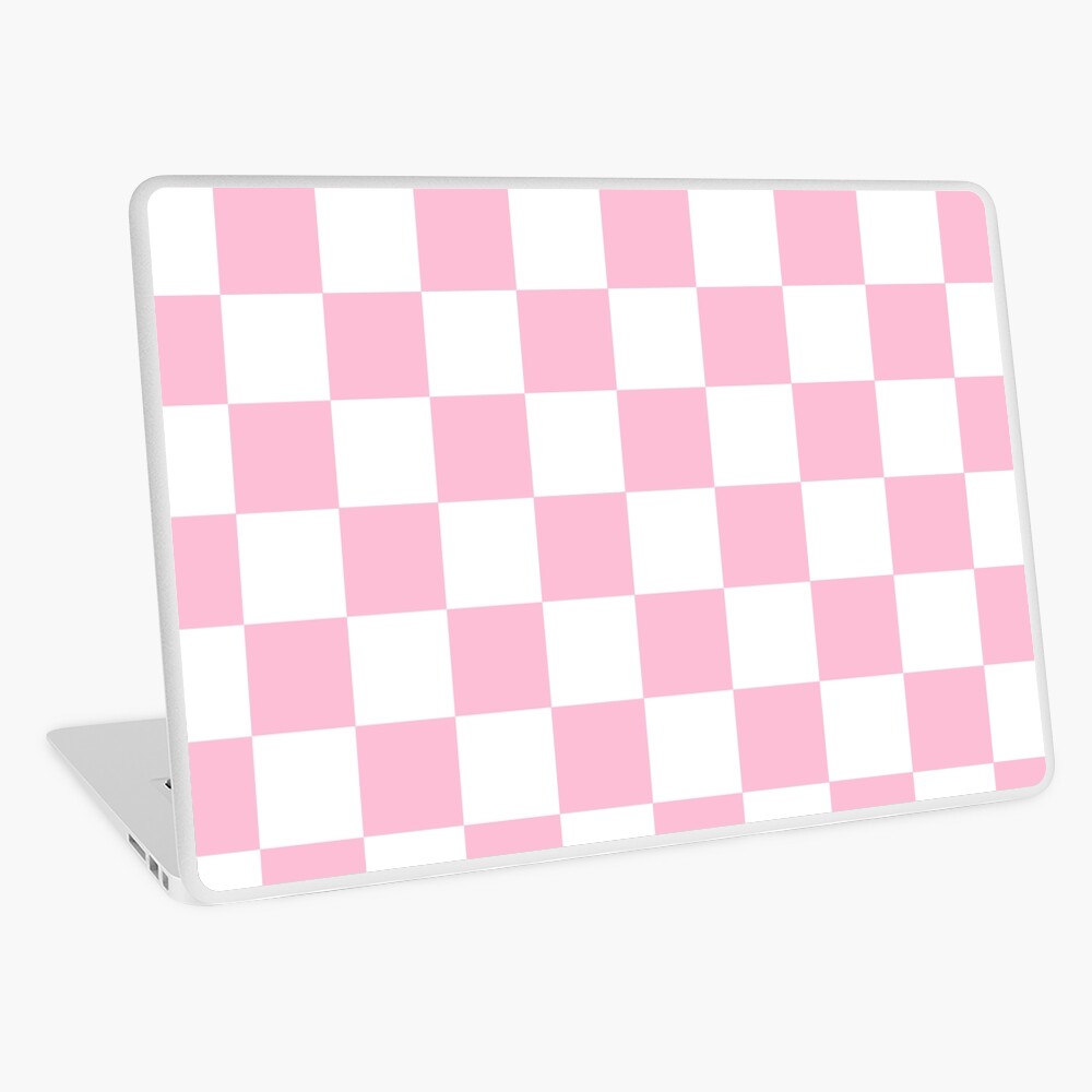 Aesthetic Simple Modern Pink Checkered Design Art Board Print for