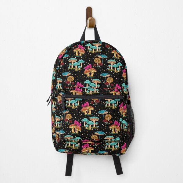 Item preview, Magical mushrooms pattern, colorful psychedelic designed and sold by NadiaChevrel.