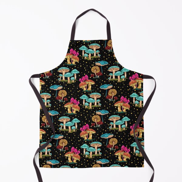 Item preview, Magical mushrooms pattern, colorful psychedelic designed and sold by NadiaChevrel.