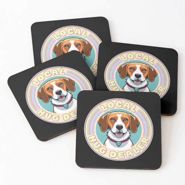 Item preview, Local Hug Dealer - Cute Beagle Pastel Colors for Dog Lovers Ver1 designed and sold by thecatcouch.