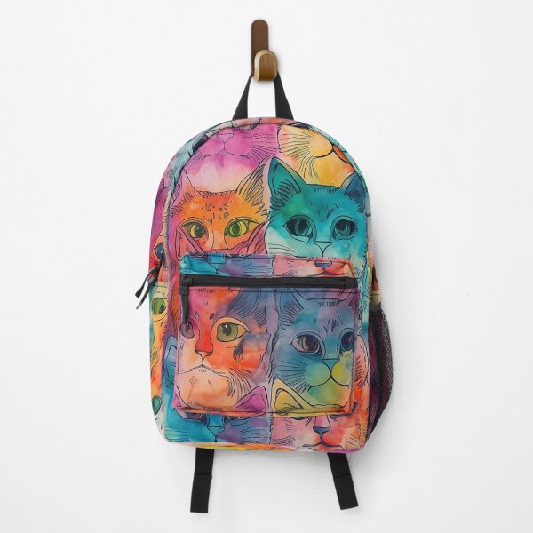 Item preview, Tie Dye Cat Pattern designed and sold by RetroAnimals.