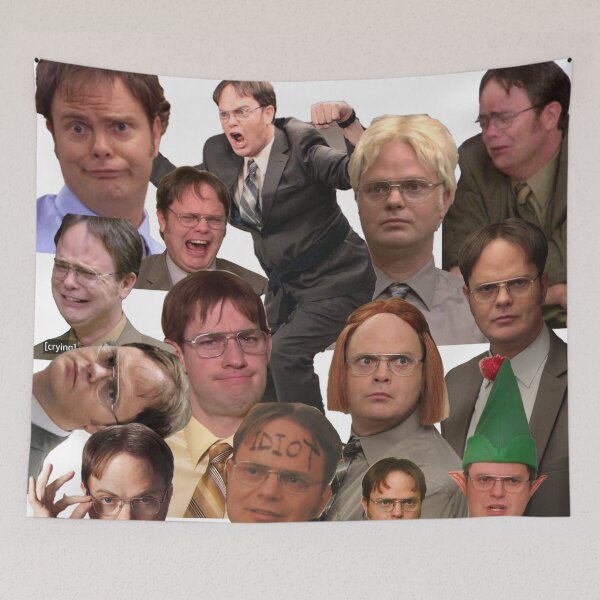 Item preview, dwight schrute photo collage high quality designed and sold by heavyduck.