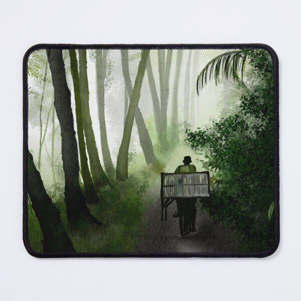 Item preview, Warm haze on the green way designed and sold by fervourofmysoul.