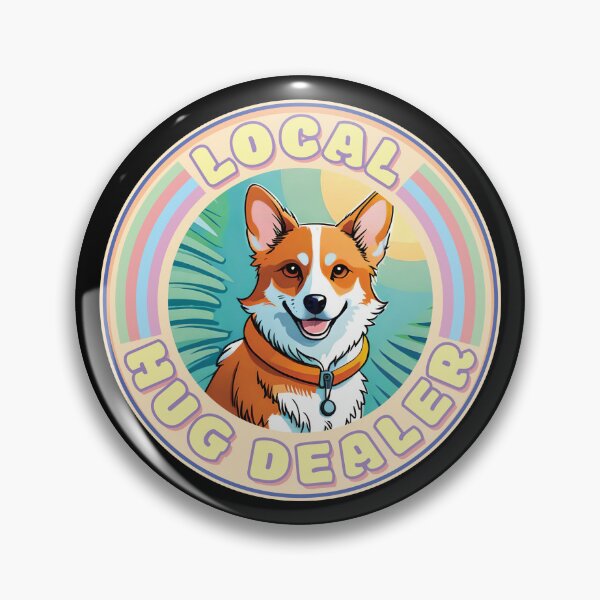 Item preview, Local Hug Dealer - Cute Corgi Pastel Colors for Dog Lovers Ver1 designed and sold by thecatcouch.