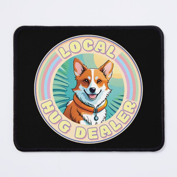 Item preview, Local Hug Dealer - Cute Corgi Pastel Colors for Dog Lovers Ver1 designed and sold by thecatcouch.
