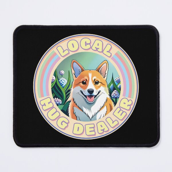 Item preview, Local Hug Dealer - Cute Corgi Pastel Colors for Dog Lovers Ver2 designed and sold by thecatcouch.