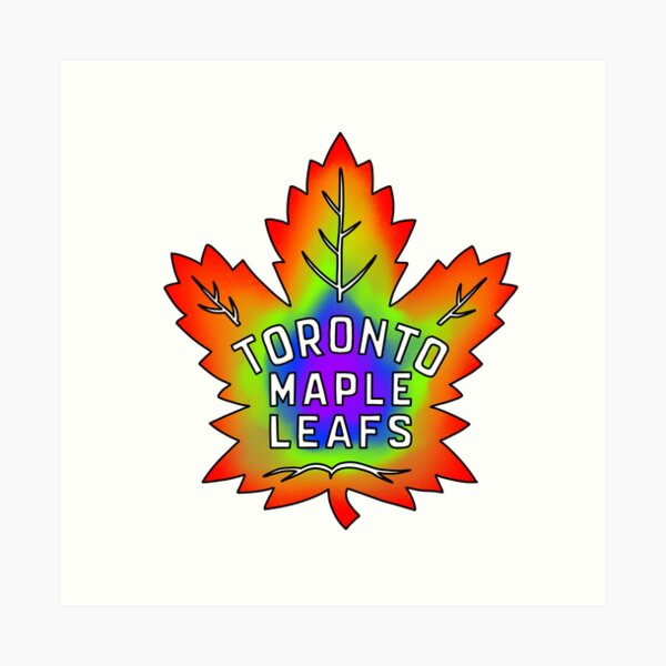 Toronto Maple Leafs Light Blue Leather Emblem – GL Canvas Print Art