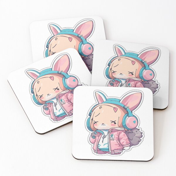 Item preview, Cool bunny with bruh face designed and sold by FFixation.