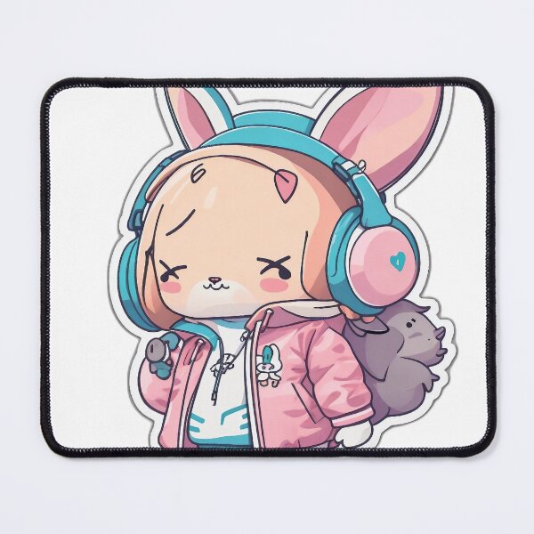 Item preview, Cool bunny with bruh face designed and sold by FFixation.
