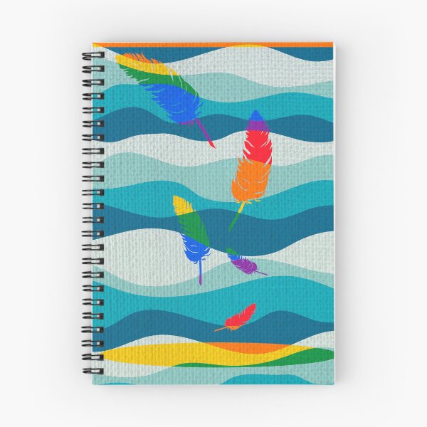 Item preview, Colorful Feathers Floating designed and sold by inkStyleMDQ.