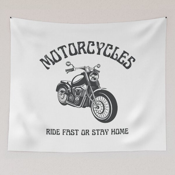 Item preview, Ride Fast or Stay Home Design  designed and sold by Harsh  Katariya.