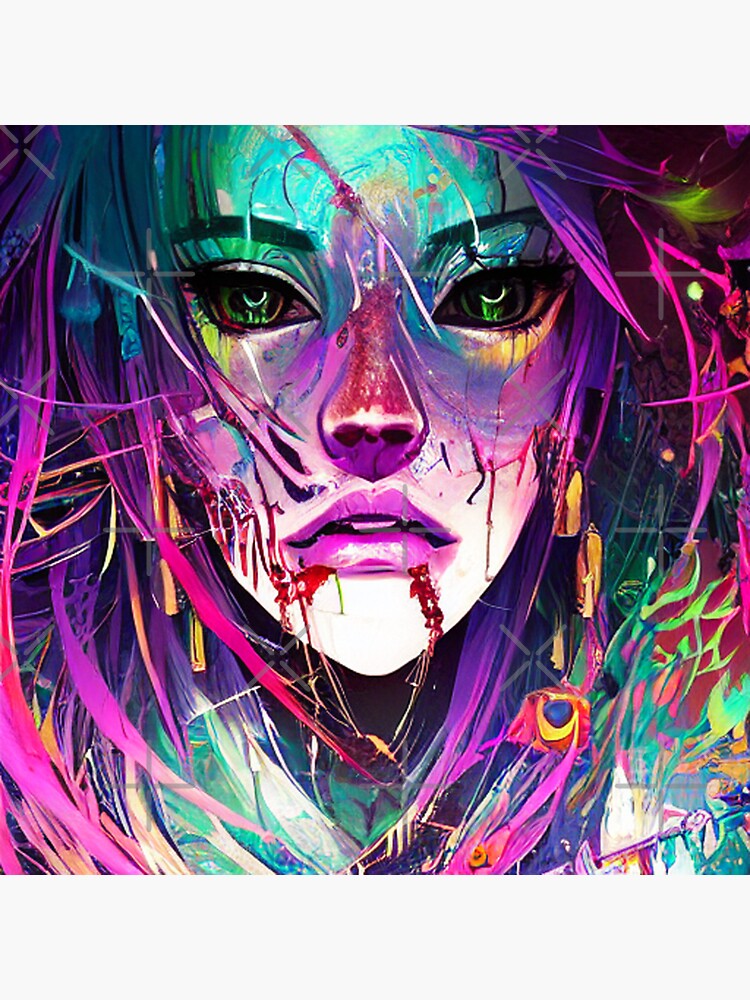 Painting Psychedelic Anime! test stream 08 - YouTube