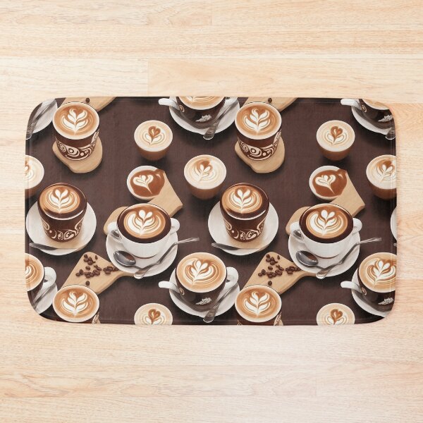 Item preview, Coffee Cup Latte Art Pattern  designed and sold by YrtemmyS.