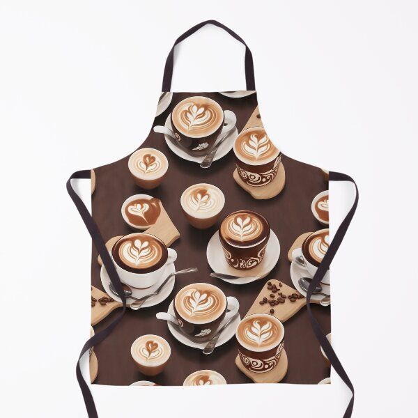 Item preview, Coffee Cup Latte Art Pattern designed and sold by YrtemmyS.