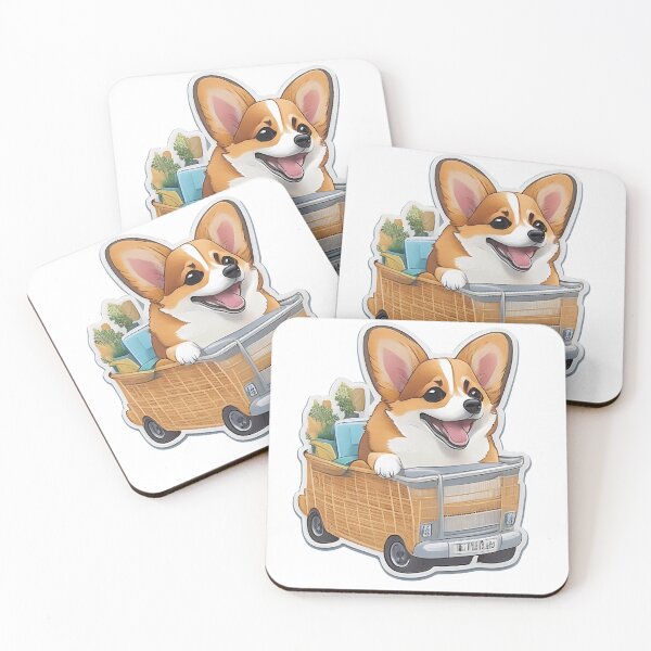 Item preview, Corgi in car shopping designed and sold by BiimAnimal.