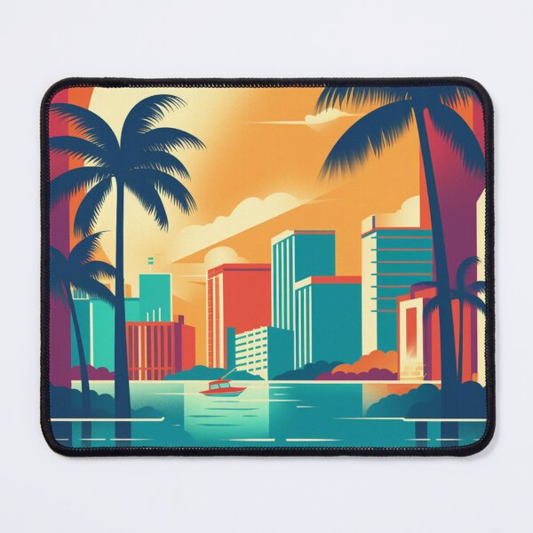 Item preview, Miami, Florida Retro Travel designed and sold by Retro Travel Design.