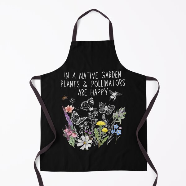 Item preview, In A Native Garden Plants & Pollinators Are Happy Design designed and sold by EarthArtDesigns.