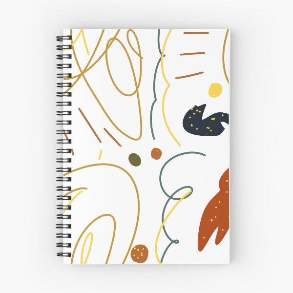 Item preview, Scribble stroke red blue yellow seamless pattern designed and sold by Yana Mustafina | Boho Soulful Designs.