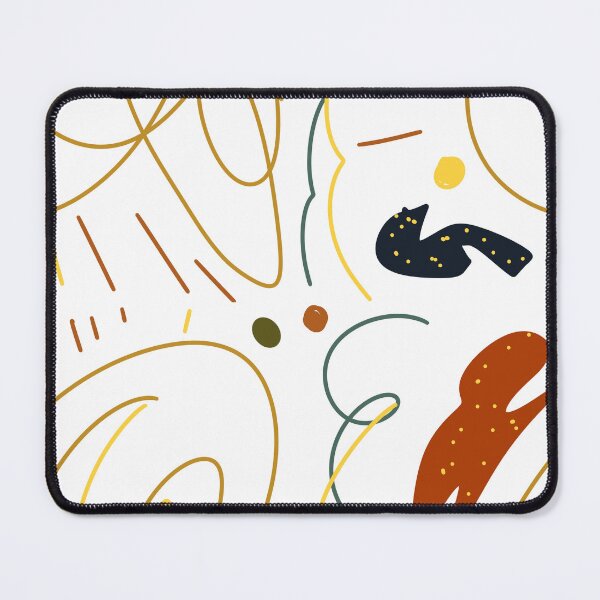 Item preview, Scribble stroke red blue yellow seamless pattern designed and sold by Yana Mustafina | Boho Soulful Designs.