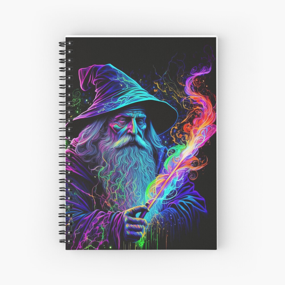 Neon Wizard Poster for Sale by ArcSpectre