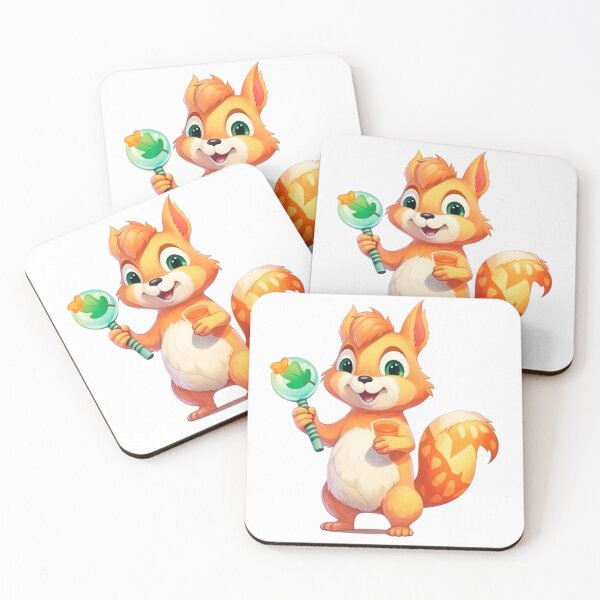 Item preview, Squirrel with maraca. designed and sold by arte1009.