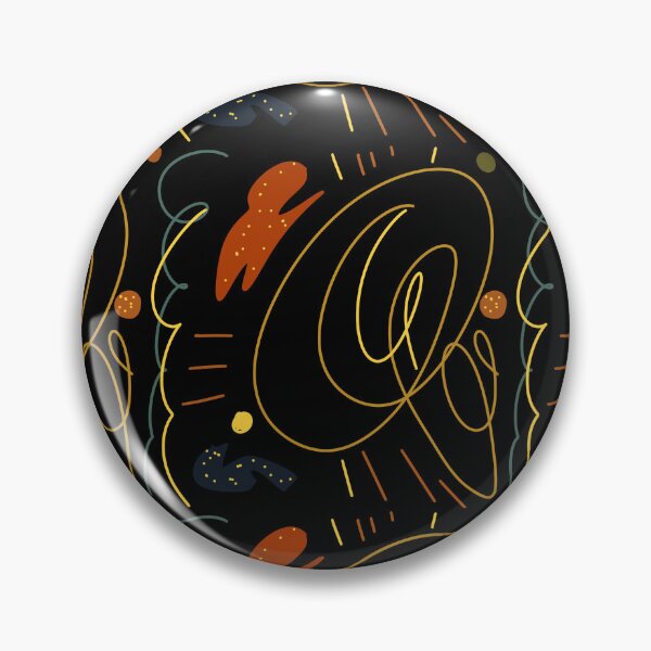 Item preview, Scribble stroke red yellow seamless black pattern designed and sold by Yana Mustafina | Boho Soulful Designs.