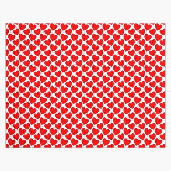 Item preview, Red Hearts Pattern designed and sold by QuestingPixel.