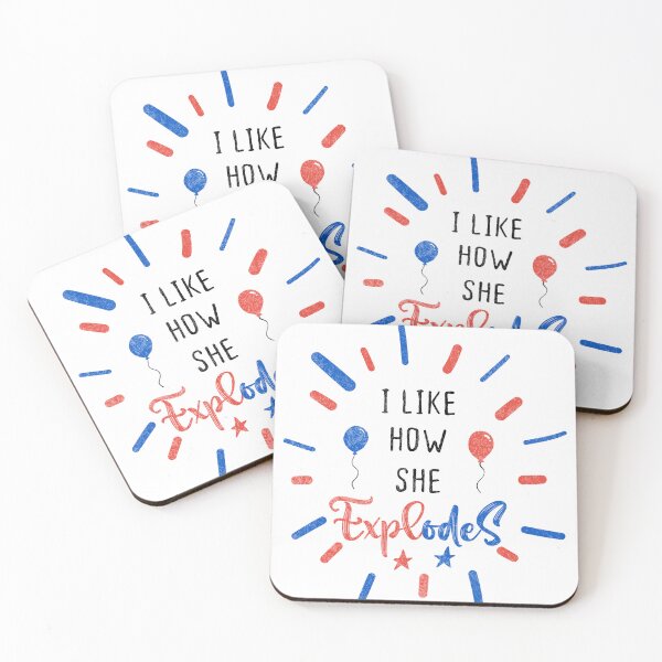 Item preview, i like how she explodes 4th of july celebrating independence day, america ay designed and sold by zackwork.