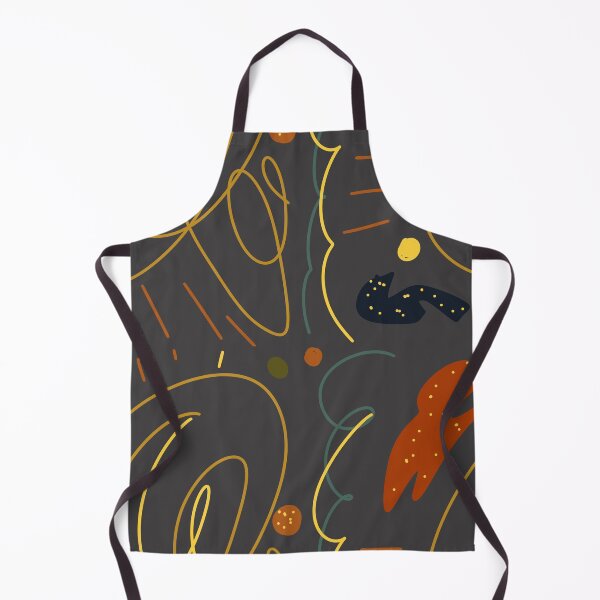 Item preview, Scribble stroke red yellow seamless grey pattern designed and sold by Yana Mustafina | Boho Soulful Designs.
